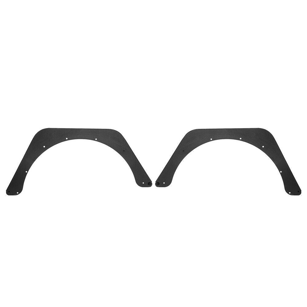 Steel Rear Fender Flares Tube Flat Powder Coated for 1987-1995 Jeep Wrangler YJ Exterior Part