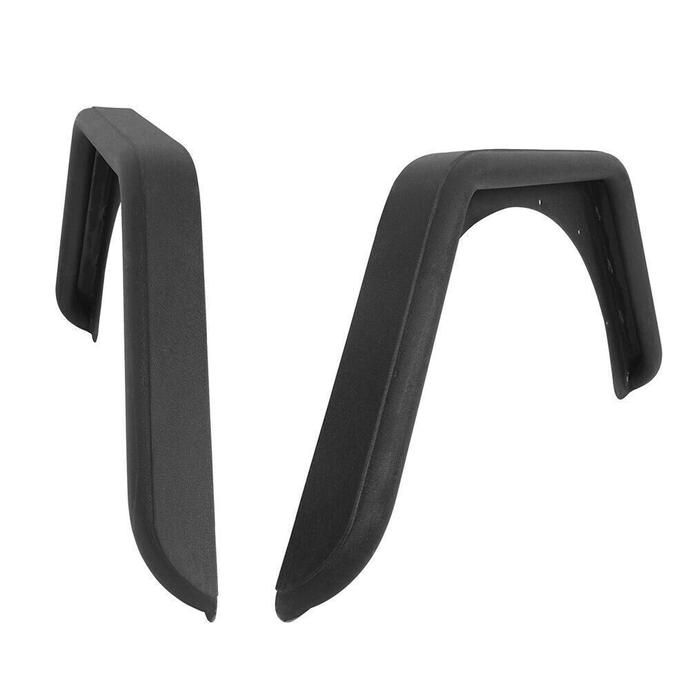 Steel Rear Fender Flares Tube Flat Powder Coated for 1987-1995 Jeep Wrangler YJ Exterior Part