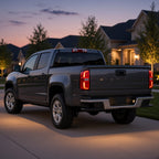 2015-2022 Chevy Colorado with red smoked tail lights installed