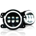 LED Halo Fog Lights for Jeep Wrangler JL Gladiator Rubicon Sahara Default Title Lighting