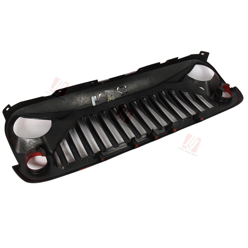 Red Angry Bird No Mesh Grille for Jeep Wrangler JK JKU 2007-2017 Grille
