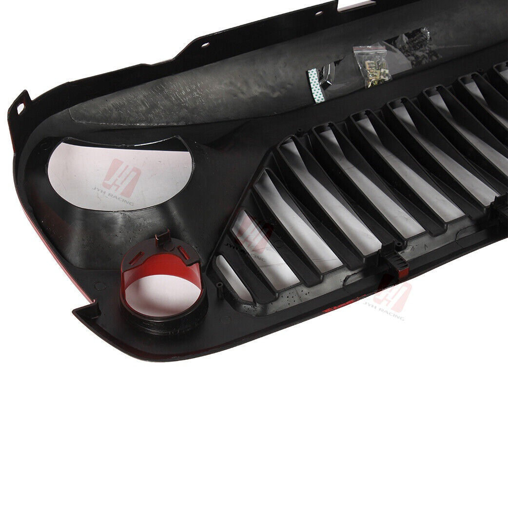 Red Angry Bird No Mesh Grille for Jeep Wrangler JK JKU 2007-2017 Grille