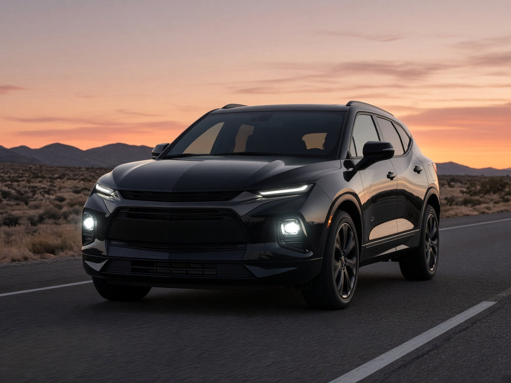 2023-2026 Chevrolet Blazer with LED headlights installed