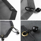 Front Shade Mesh Top for Jeep Wrangler JLU 2018 - 2023 Plain Black - GENSSI Exterior Part