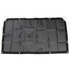 Front Shade Mesh Top for Jeep Wrangler JLU 2018 - 2023 Plain Black - GENSSI Exterior Part