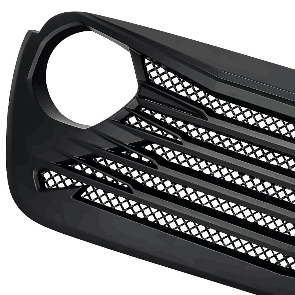 Shield Mesh Matte Black Grille for Jeep Wrangler JL JT 2018-2022 Grille