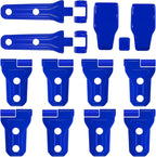 Blue Exterior Door Hinge Cover Trims Set for 2018 - 2023 Jeep Wrangler JL JLU - GENSSI Exterior Part