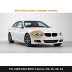 Fits 2006-2016 BMW 3 Series, M3, X5, X6 and Z4, AFS module location in headlight