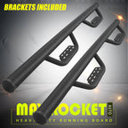 BOC Side Steps for 2018 - 2024 Jeep Wrangler 4 Door JL - GENSSI Exterior Part