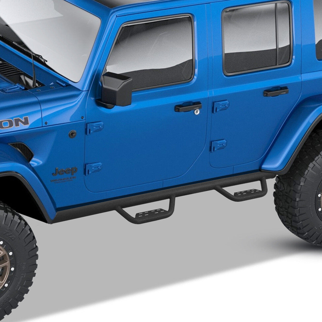 BOC Side Steps for 2018-2024 Jeep Wrangler 4 Door JL Exterior Part