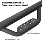 BOC Side Steps for 2018 - 2024 Jeep Wrangler 4 Door JL - GENSSI Exterior Part