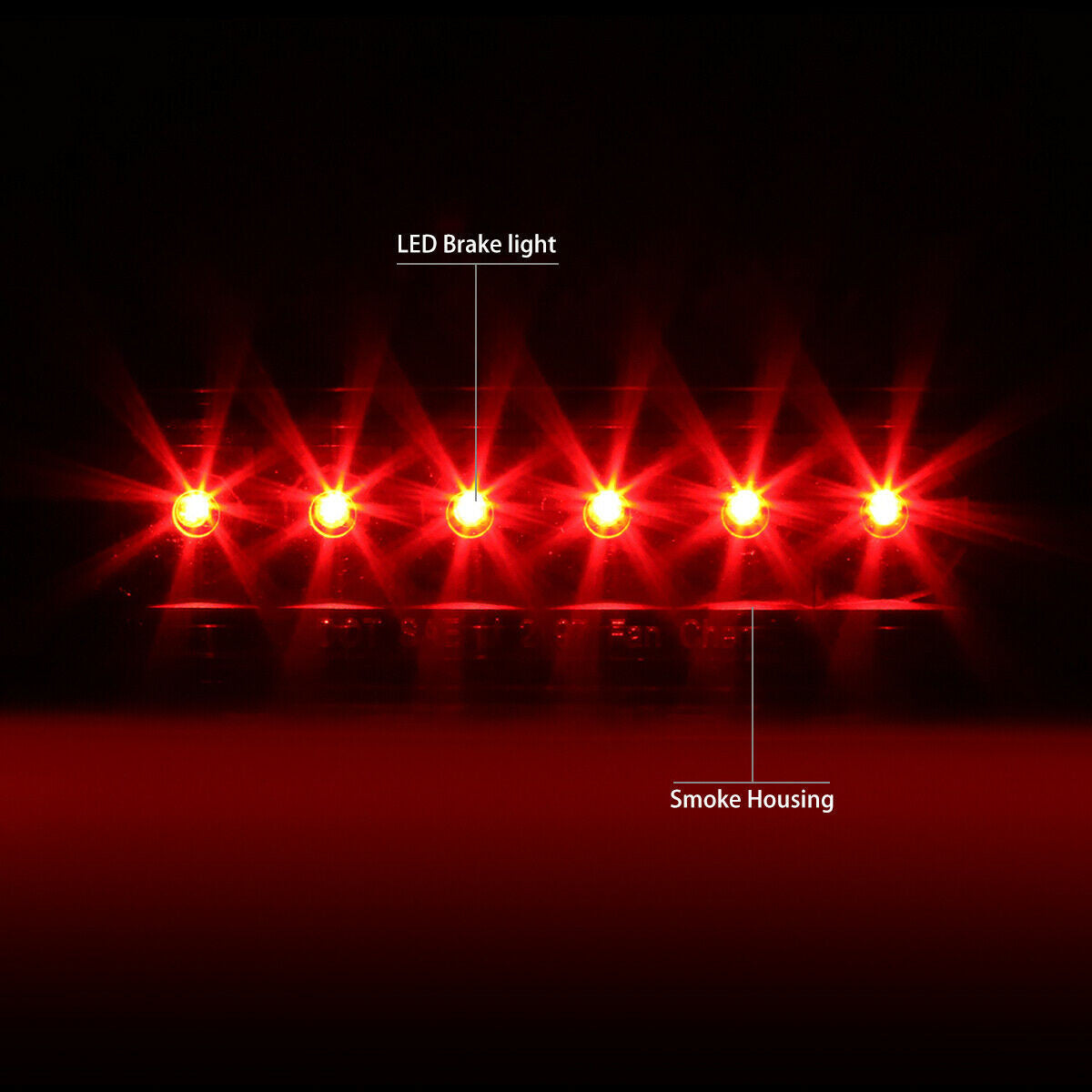 LED Brake Light Rear Tinted Lamp for Jeep Wrangler TJ 1997-2006 Lighting