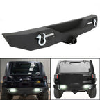 Rear Bumper with 2" Receivers and LED Lights for 2007 - 2018 Jeep Wrangler JK JKU - GENSSI Bumper