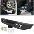 Rear Bumper with 2" Receivers and LED Lights for 2007-2018 Jeep Wrangler JK JKU Default Title Bumper