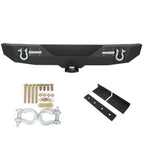 Rear Bumper with 2" Receivers and LED Lights for 2007 - 2018 Jeep Wrangler JK JKU - GENSSI Bumper