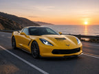 2014-2019 Chevrolet Corvette with black HID headlights installed