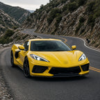 2020-2027 Chevrolet Corvette C8 with LED 10-pin headlights installed