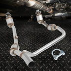 Catalytic Converter Stainless Steel Exhaust Pipe System for 2007 - 2009 Jeep Wrangler JK 3.8L Engine - GENSSI Performance