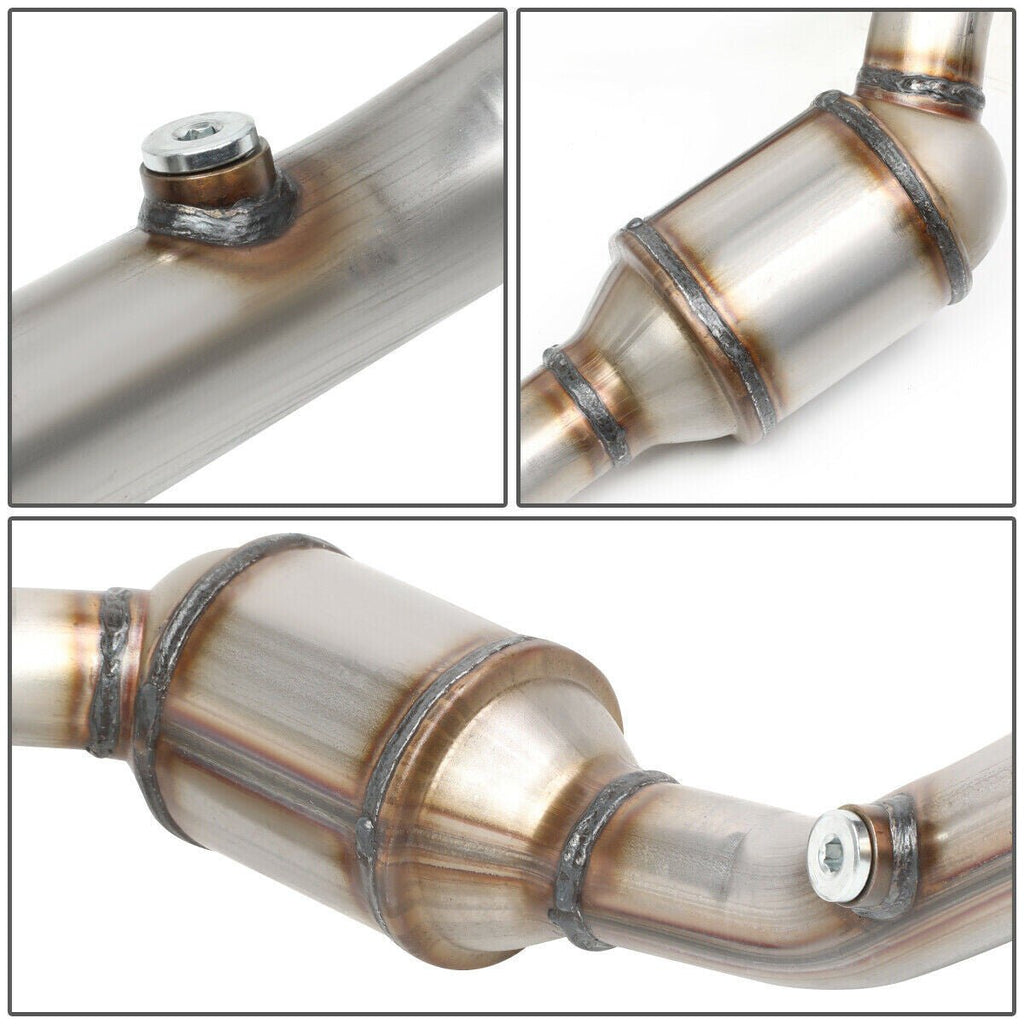 Catalytic Converter Stainless Steel Exhaust Pipe System for 2007 - 2009 Jeep Wrangler JK 3.8L Engine - GENSSI Performance