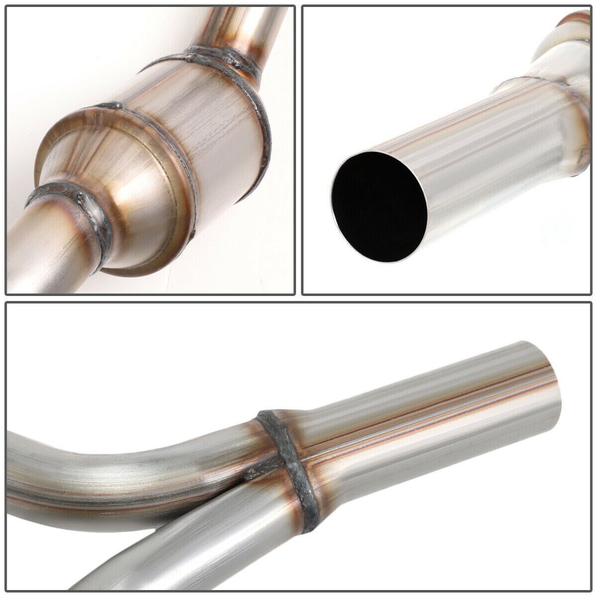 Catalytic Converter Stainless Steel Exhaust Pipe System for 2007 - 2009 Jeep Wrangler JK 3.8L Engine - GENSSI Performance