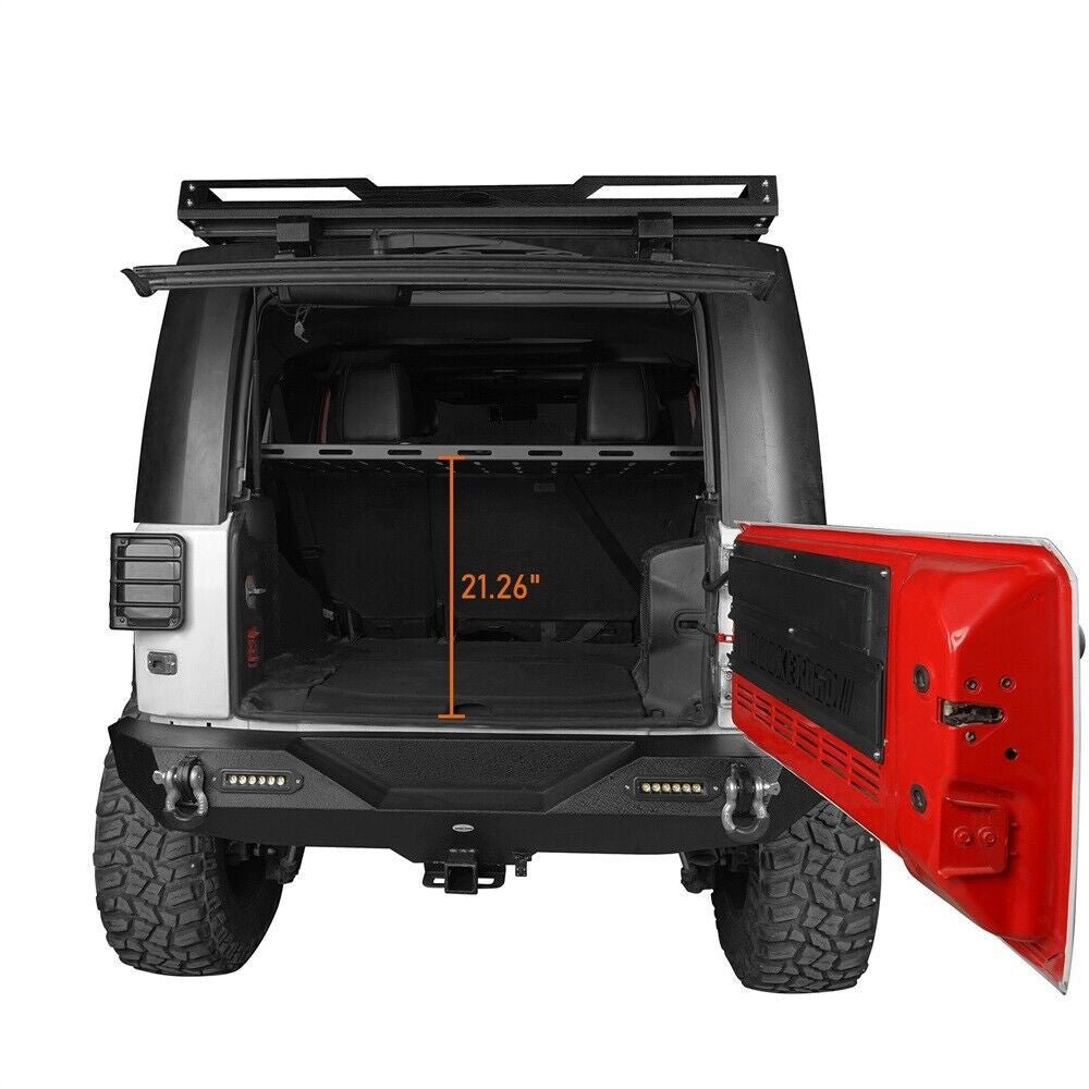Interior Cargo Shelf Rack for 2007 - 2023 Jeep Wrangler JK JL 4 - Dr Hardtop - GENSSI Interior Part