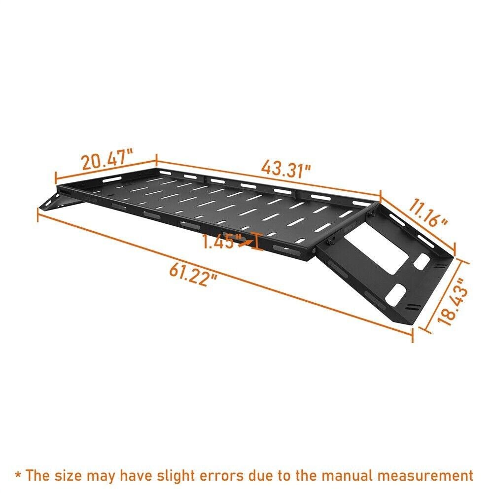 Interior Cargo Shelf Rack for 2007 - 2023 Jeep Wrangler JK JL 4 - Dr Hardtop - GENSSI Interior Part