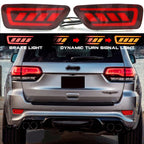 Rear LED Bumper Fog Lights Brighter Safer Dynamic for 2011 - 2021 Jeep Grand Cherokee - GENSSI Lighting