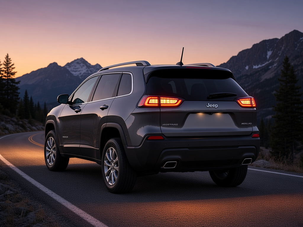 Jeep Cherokee (2019-2023) with LED outer tail lights installed