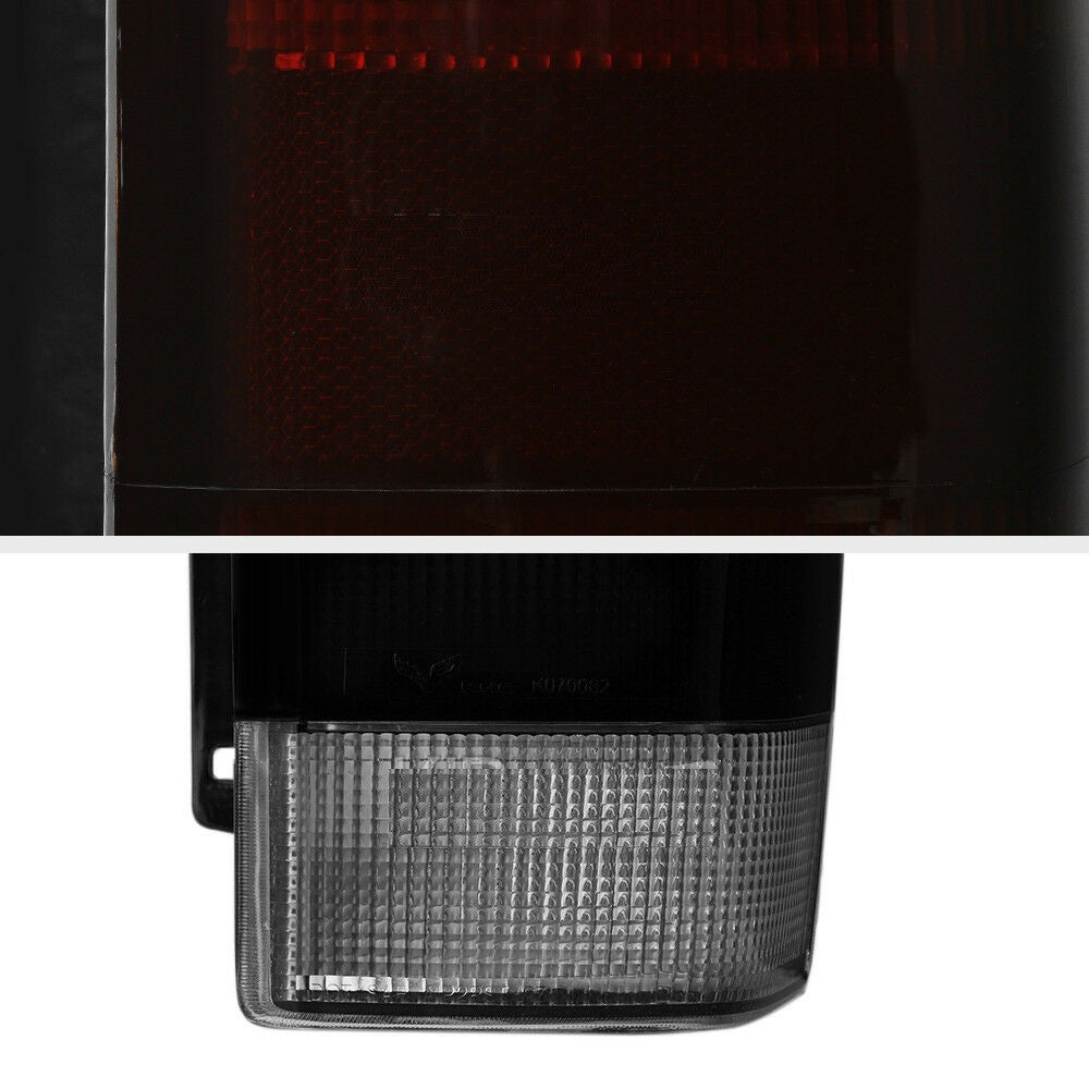 Tail Lights Assembly Smoked Red Lens For Jeep Cherokee XJ (1997-2003) Lighting