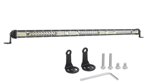 Slim LED Light Bar 31 Inch 78LED Single Row Spot Flood Combo Fog for Bumper Hood Roof Default Title Lighting