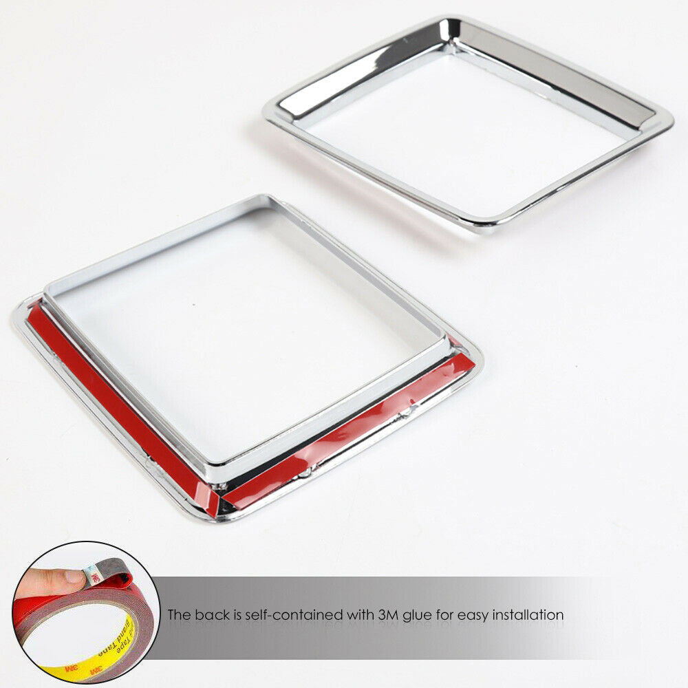 Rear Tail Light Lamps Guards Chrome Trim Cover For Jeep Wrangler JL 2018-2023 Exterior Part