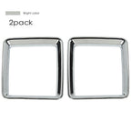 Rear Tail Light Lamps Guards Chrome Trim Cover For Jeep Wrangler JL 2018 - 2023 - GENSSI Exterior Part