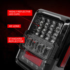 Super Bright LED Tail Lights Brake Reverse Turn Stop DRL for 2007 - 2018 Jeep Wrangler JK JKU - GENSSI Lighting