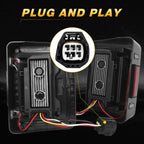 Super Bright LED Tail Lights Brake Reverse Turn Stop DRL for 2007 - 2018 Jeep Wrangler JK JKU - GENSSI Lighting