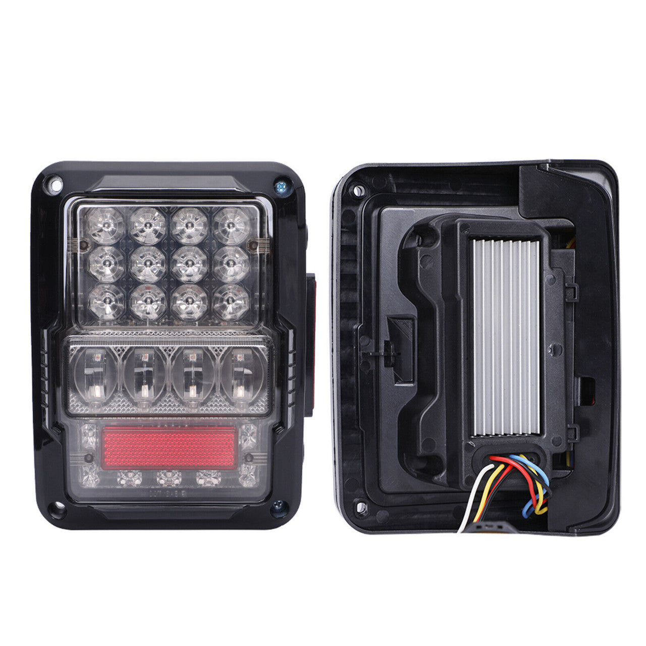 Super Bright LED Tail Lights Brake Reverse Turn Stop DRL for 2007-2018 Jeep Wrangler JK JKU Lighting