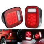 LED Red Tail Lights for Jeep Wrangler CJ YJ TJ - GENSSI Lighting