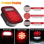LED Red Tail Lights for Jeep Wrangler CJ YJ TJ - GENSSI Lighting