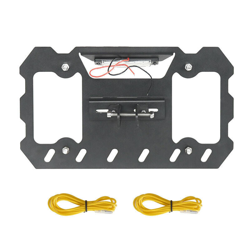 License Plate Relocation Bracket Holder Kit for Jeep Wrangler JL 2020-2024 Exterior Part