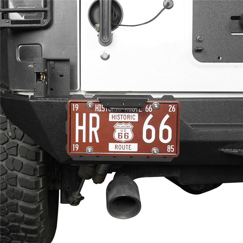 License Plate Relocation Bracket Holder Kit for Jeep Wrangler JL 2020-2024 Exterior Part