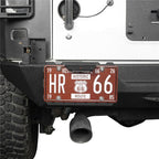 License Plate Relocation Bracket Holder Kit for Jeep Wrangler JL 2020 - 2024 - GENSSI Exterior Part