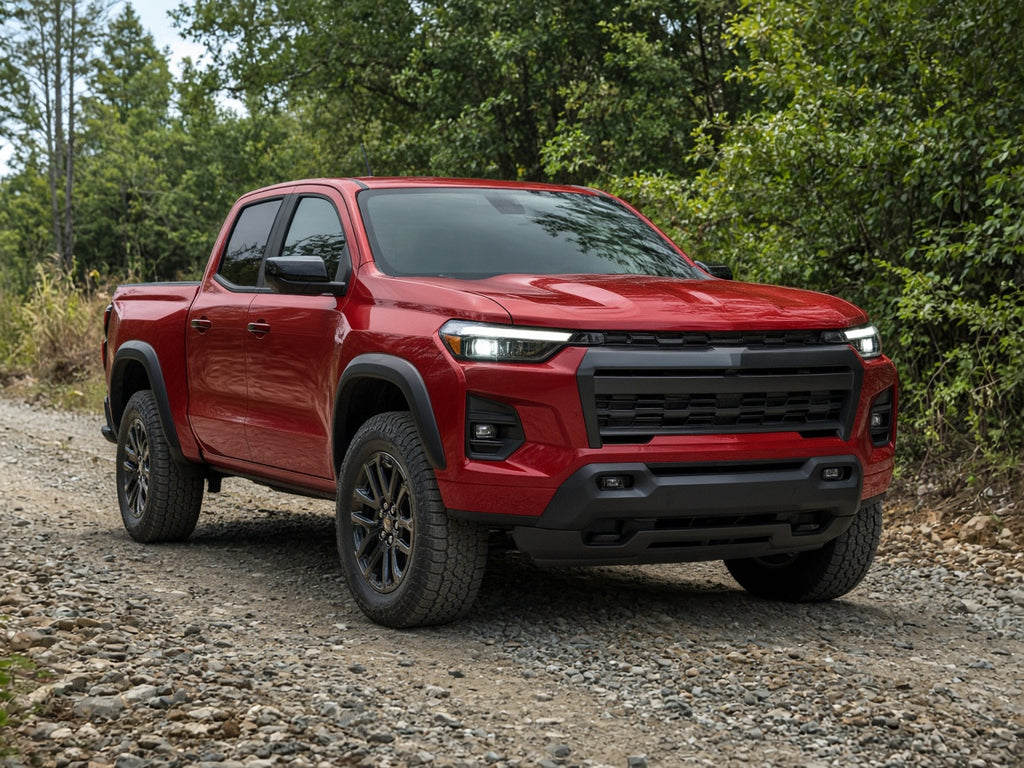 2023-2026 Chevrolet Colorado with LED headlights installed