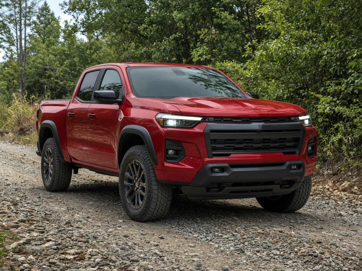 2023-2026 Chevrolet Colorado with LED headlights installed