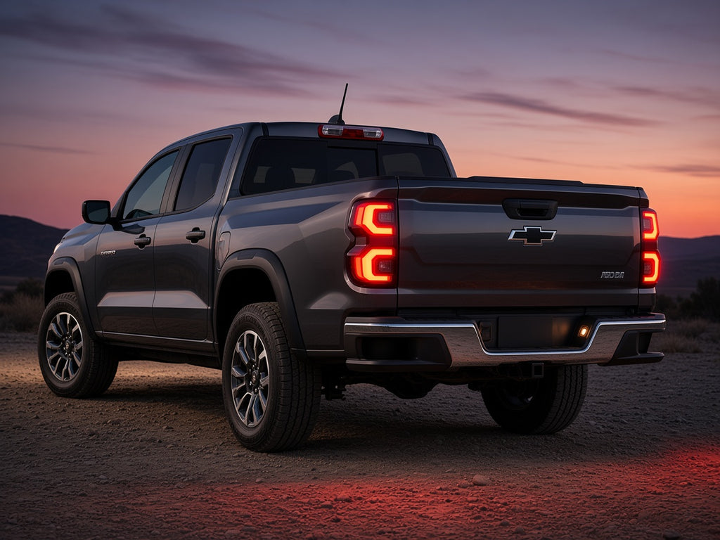 Chevy Colorado WT LT Trail Boss (2023-2026) with halogen tail lights installed