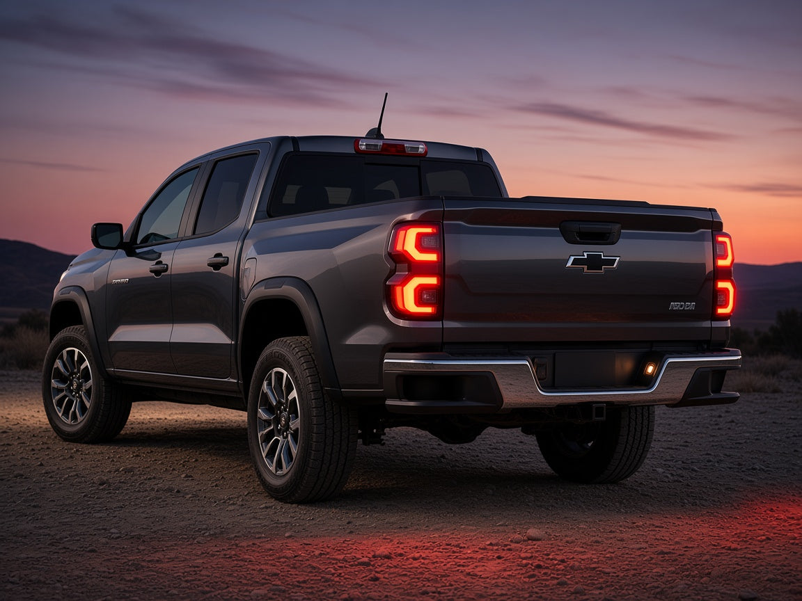 Chevy Colorado WT LT Trail Boss (2023-2026) with halogen tail lights installed