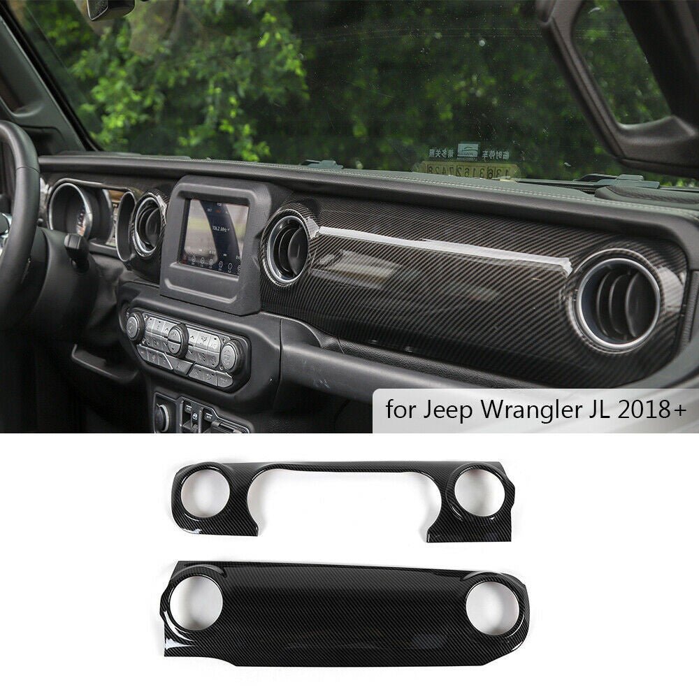 Console Dashboard Trim Panel For Jeep Wrangler JL (2018 - 2023) - GENSSI Interior Part