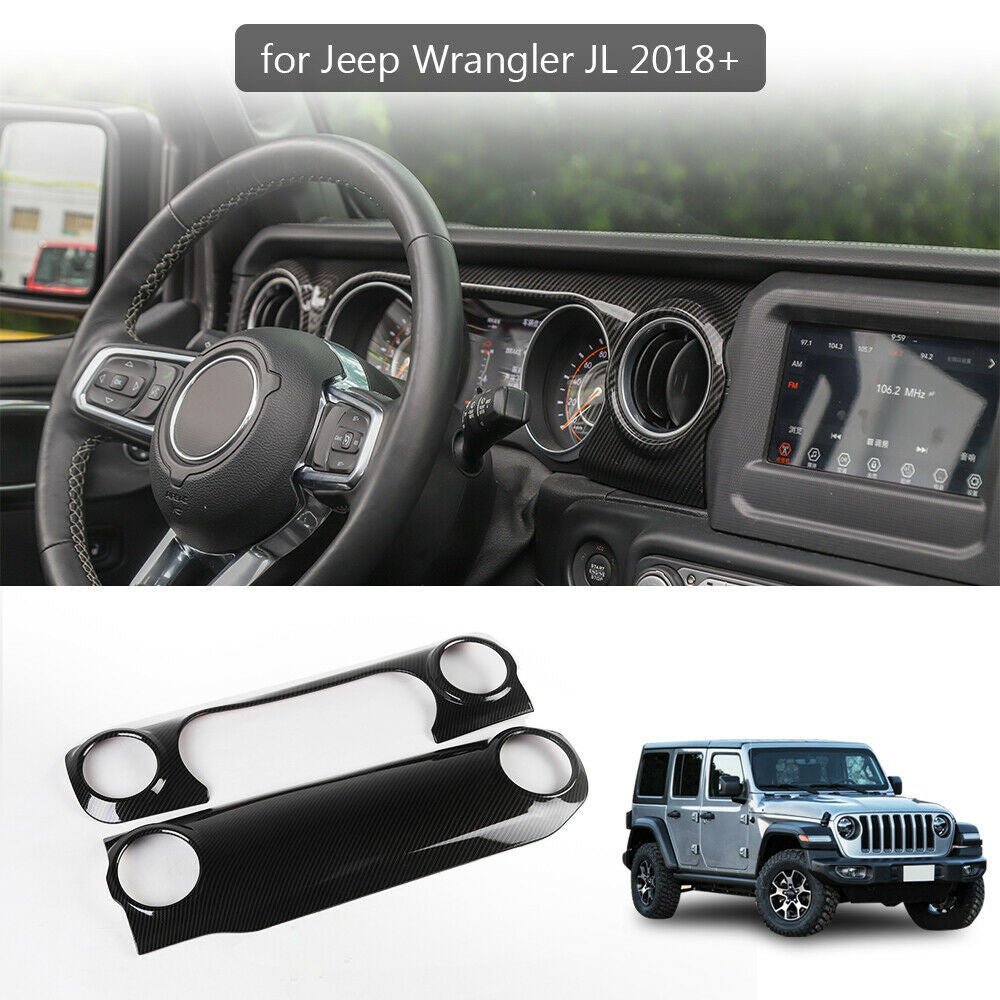 Console Dashboard Trim Panel For Jeep Wrangler JL (2018 - 2023) - GENSSI Interior Part