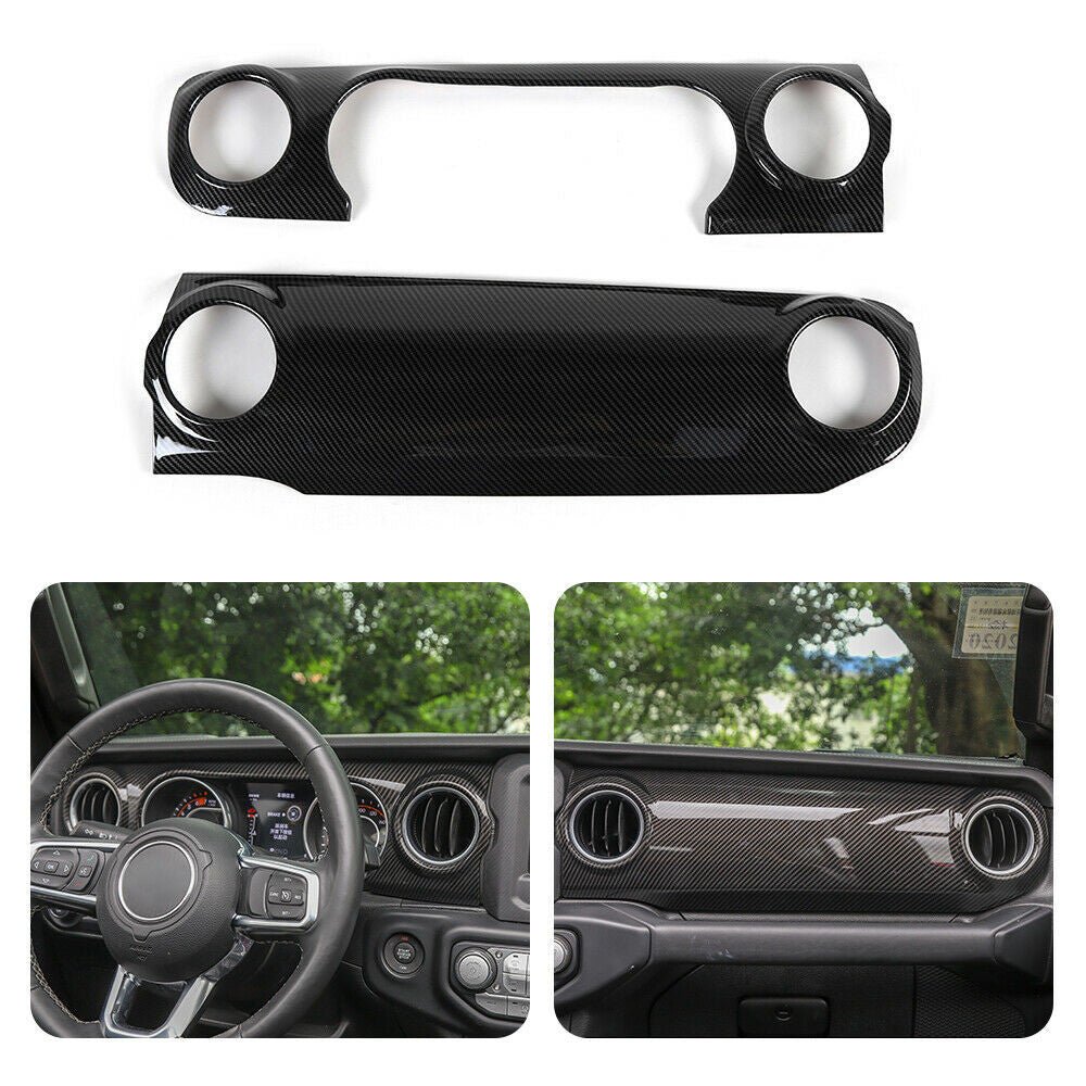 Console Dashboard Trim Panel For Jeep Wrangler JL (2018 - 2023) - GENSSI Interior Part