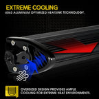 108W 20 Inches Black Spot/Flood Combo LED Light Bar - GENSSI Lighting