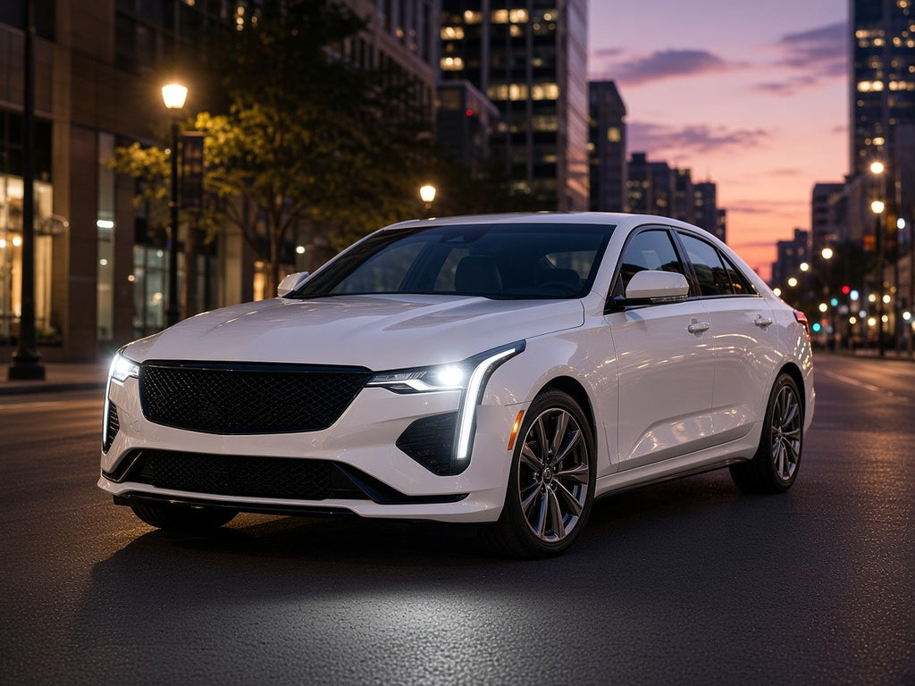 2020-2025 Cadillac CT4 with LED headlights installed