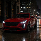 2020-2024 Cadillac CT5 with full LED with cornering lamp headlights installed